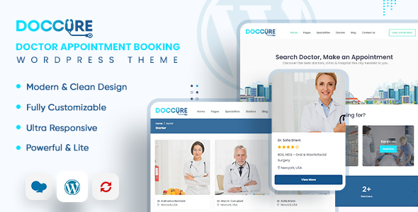 Doccure – Medical WordPress Theme