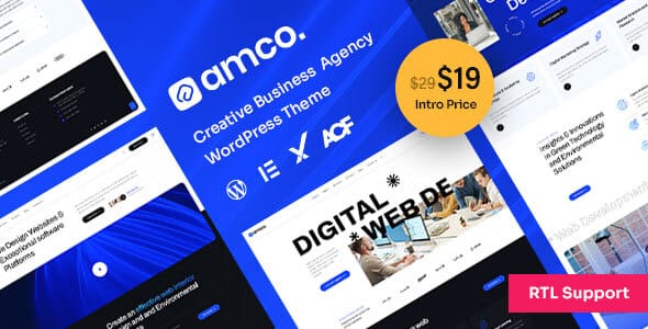 Amco – Creative Business Agency WordPress Theme