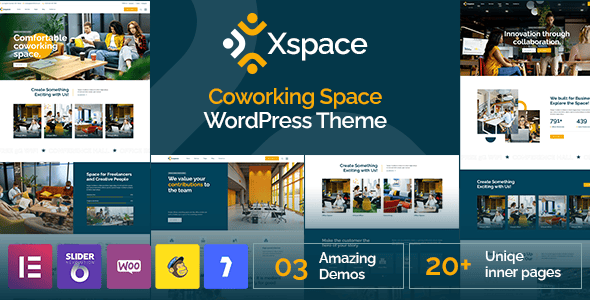 Xspace – Coworking Space WordPress Theme