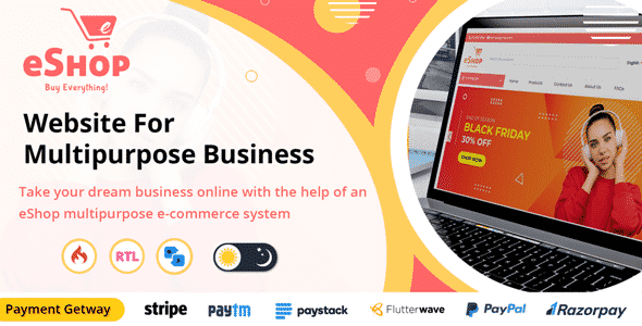eShop Web – Multi Vendor eCommerce Marketplace / CMS