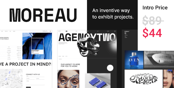 Moreau – Creative Portfolio WordPress Theme