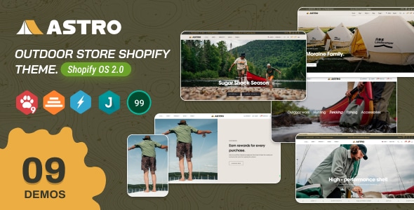 Astro – Outdoor Adventure Store Shopify Theme OS 2.0