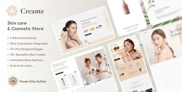 Creamz – Elementor Beauty WooCommerce Theme