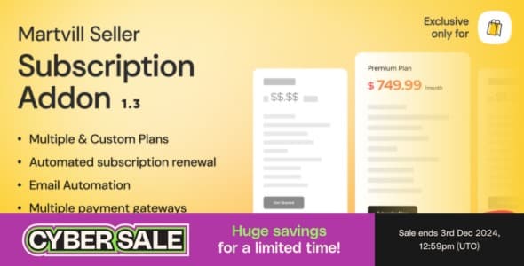 Martvill – Seller Subscription Add-on
