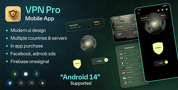 D-bug VPN- Flutter VPN Unlimited Proxy- – Laravel Admin- Android & IOS- Cross Platform