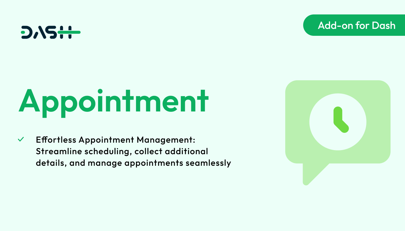 Appointment – Dash SaaS Add-on