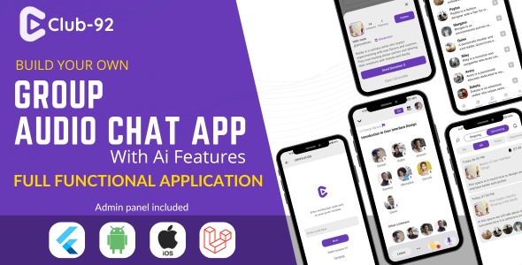 Club-92 – A Fully Functional Clubhouse Clone for Voice-Based Social Networking