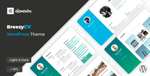 BreezyCV – CV Resume Theme