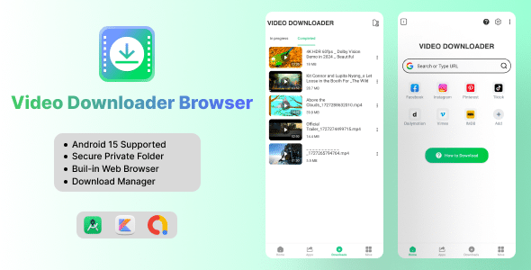 Free download All in one Video Downloader Android App