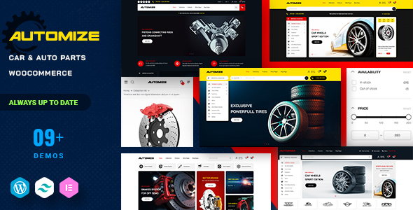 Automize – Car & Auto Parts WooCommerce Theme