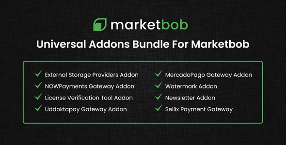 Universal Addons Bundle For Marketbob