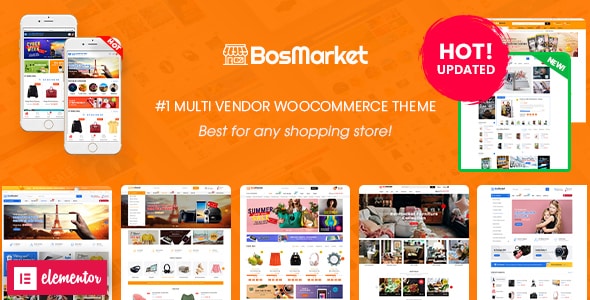 BosMarket – Flexible Multivendor Elementor WooCommerce WordPress Theme (12 Indexes + Mobile Layouts)
