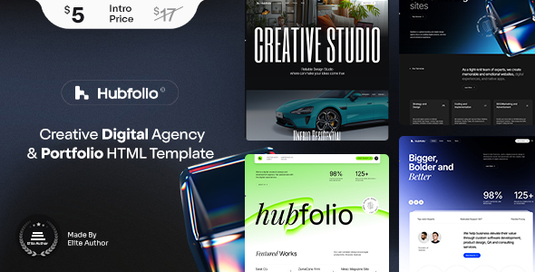 Hubfolio – Digital Agency & Portfolio Template