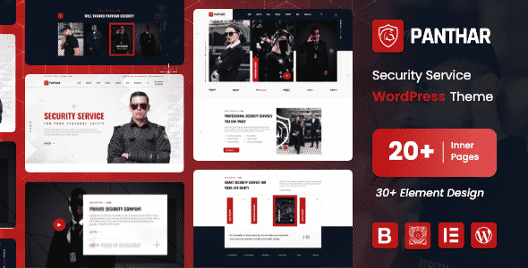 Panthar – Private Security Service WordPress Theme