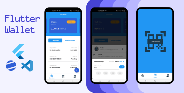 Flutter Wallet with Admin Dashboard