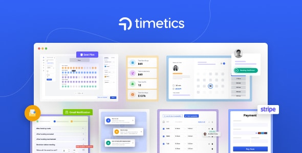 Timetics Pro – WordPress Appointment Booking Plugin for Scheduling and Seat Plan