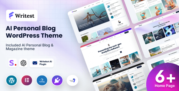 Writest – AI Personal Blog WordPress Theme
