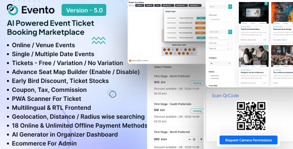 Evento – Event Ticket Booking Marketplace