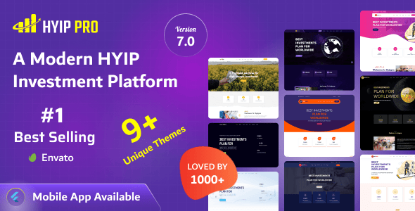 HYIP PRO – A Modern HYIP Investment Platform
