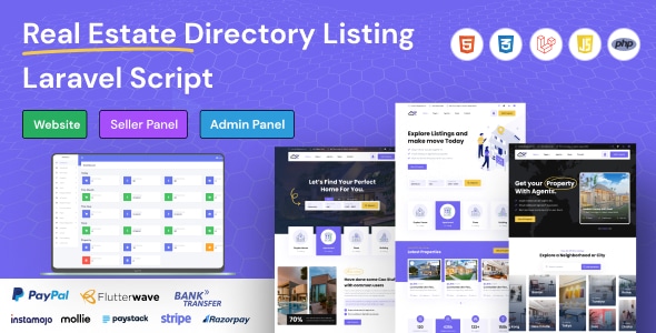 Homeco – Real Estate Directory Listing Laravel Script