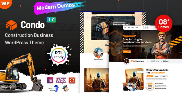 Condo – Construction WordPress Theme