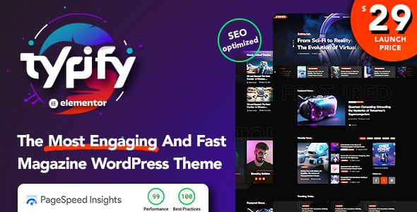 Typify – Newspaper & Magazine WordPress Theme