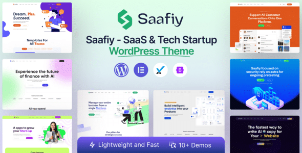 Saafiy – Saas & Tech Startup WordPress Theme