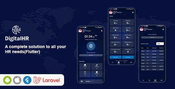 DigitalHR – A Complete HR Management System (Flutter)