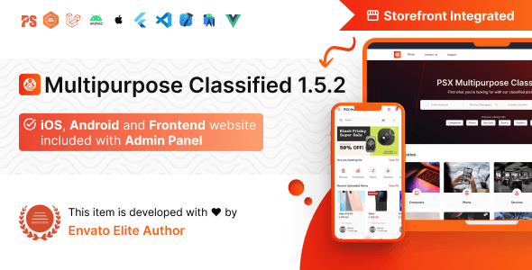 Multipurpose Classified App: Buy, Sell, Ecommerce like Olx, Mercari, Offerup, Carousell (1.5.2 )