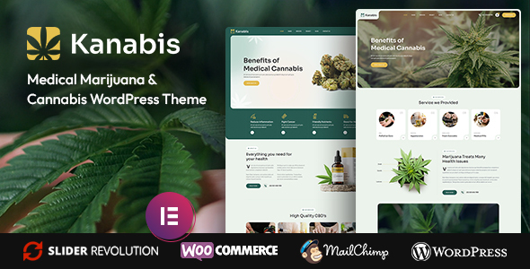 Kanabis – Medical Marijuana & Cannabis WordPress Theme