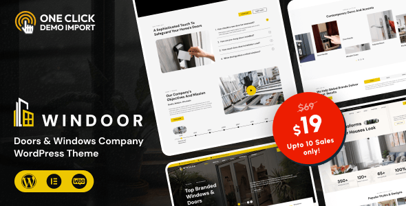 Windoor – Doors & Windows Company WordPress Theme