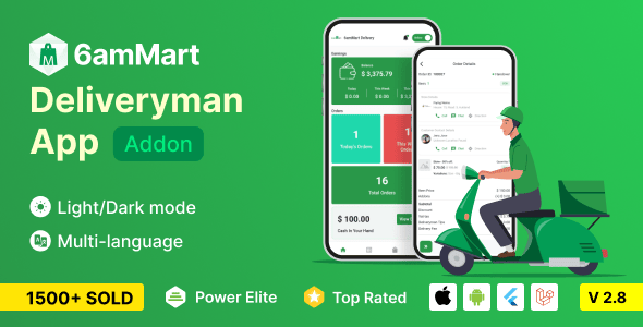 6amMart – Delivery Man App