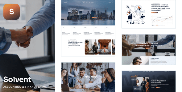 Solvent – Accounting and Finance WordPress Theme