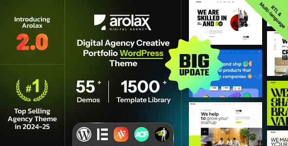 Arolax | Creative Digital Agency Theme