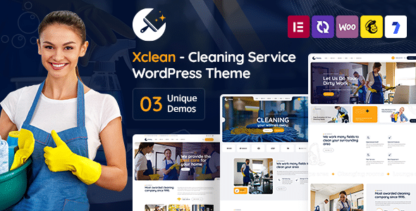 Xclean – Cleaning Services WordPress Theme
