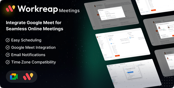 Workreap Meetings – Streamline Your Meetings in the Workreap Theme