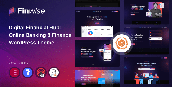 Finwise – Online Banking & Finance WordPress Theme