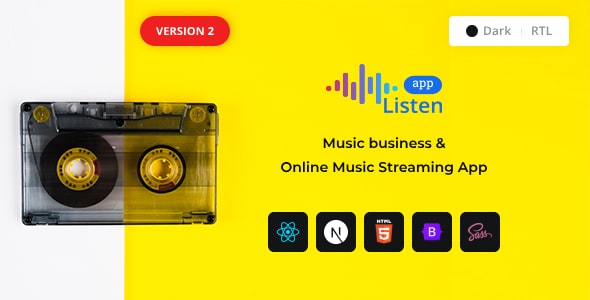 Listen – Nextjs Music Streaming App