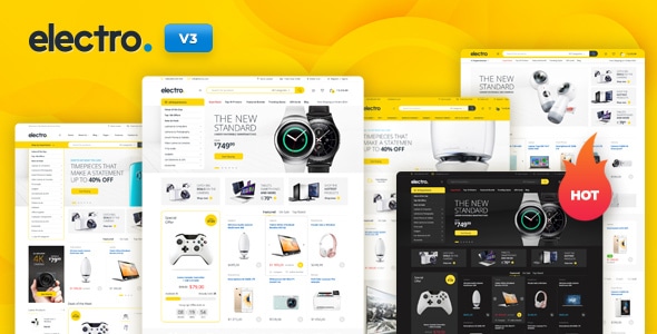 Electro Electronics Store WooCommerce Theme +purchase code.