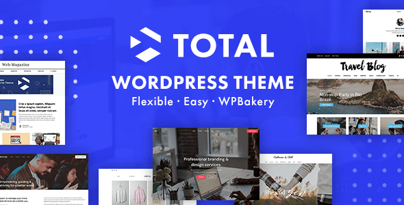 Total – Responsive Multi-Purpose WordPress Theme +purchase code.