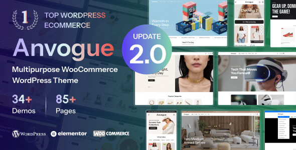 Anvogue – Multipurpose WooCommerce WordPress Theme