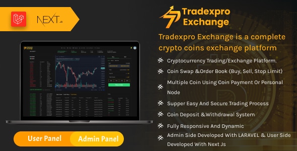 Tradexpro Exchange – Crypto Buy Sell and Trading platform, ERC20 and BEP20 Tokens Supported