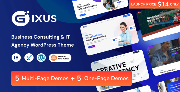Gixus | Business Consulting & IT Agency WordPress