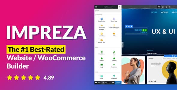 Impreza – WordPress Website and WooCommerce Builder + purchase code