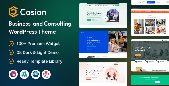 Cosion – Business Consulting WordPress Theme