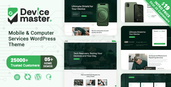 Devicemaster – Mobile & Computer Repair Services WordPress Theme