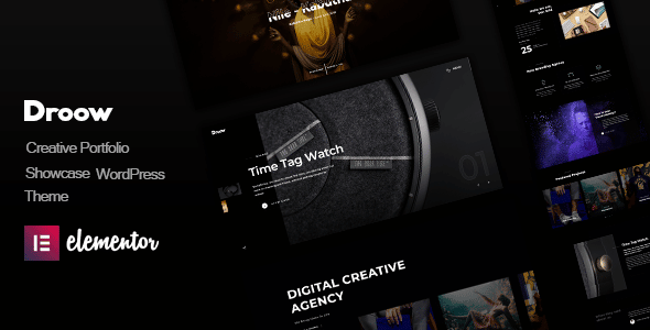 Droow – Ajax Portfolio WordPress Theme