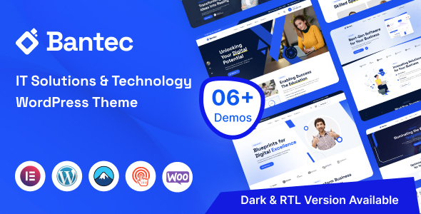 Bantec – IT Solutions & Technology WordPress Theme
