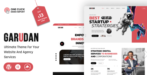 Garudan – Creative Agency WordPress Theme
