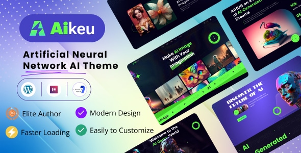 Aikeu – Artificial Neural Network AI WordPress Theme Template
